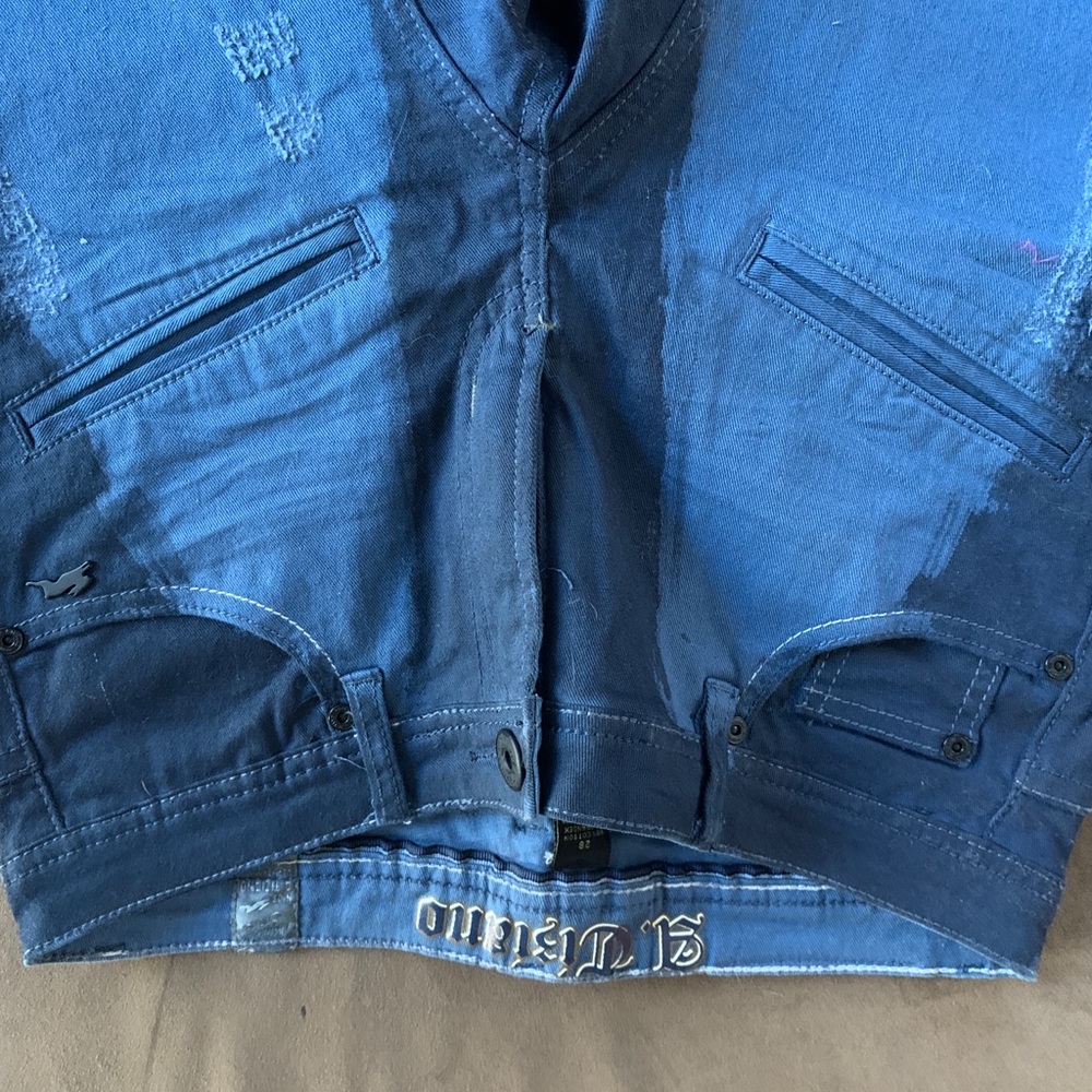 A. Tiziano Mens Indigo blue jeans